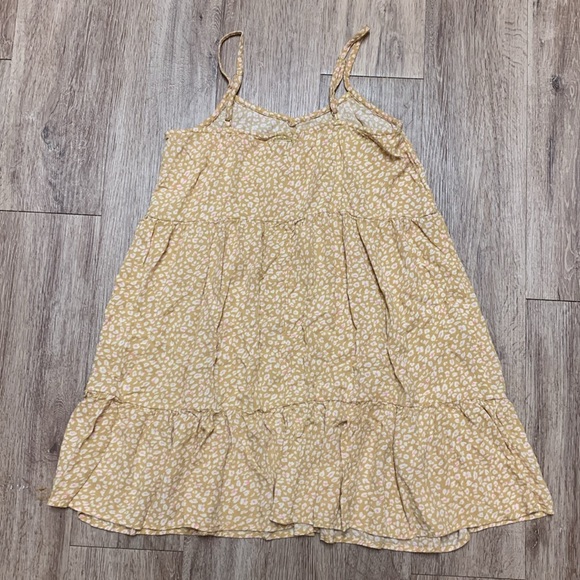 Billabong floral yellow dress large - Picture 4 of 7